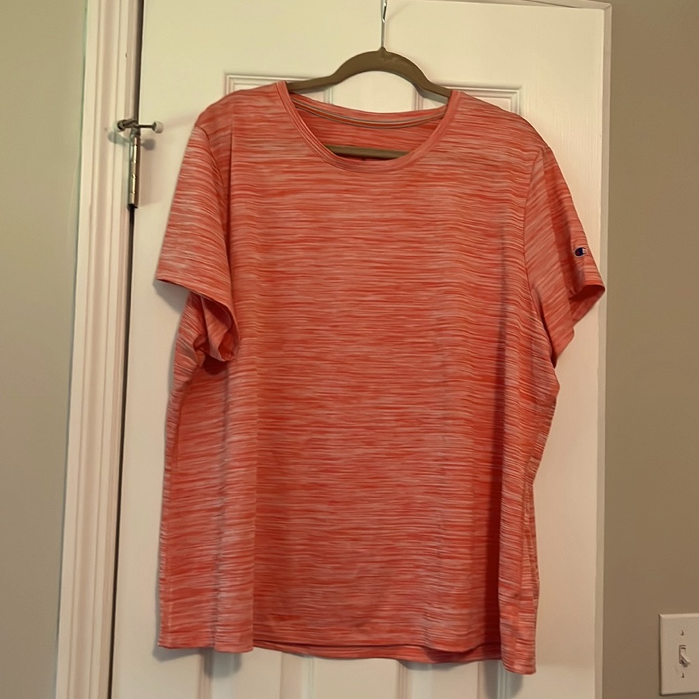 Champion orange exercise top size 3X